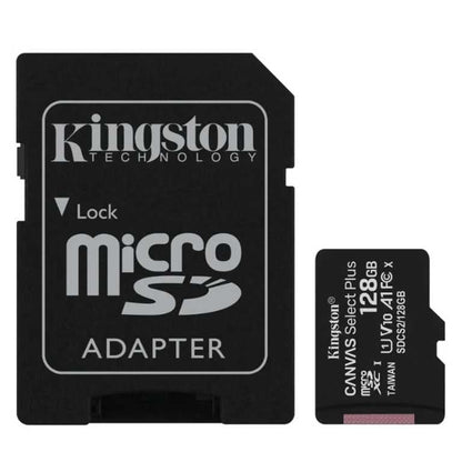 💾 Kingston Canvas Select Plus 256GB MicroSD - 100MB/s | A1 klase | Android optimizēta | Ar SD adapteri