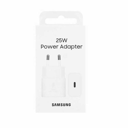 ⚡ Samsung EP-T2510NWEGEU 25W USB-C lādētājs, balts - īpaši ātra uzlāde | PPS | Kompakts | Oriģināls