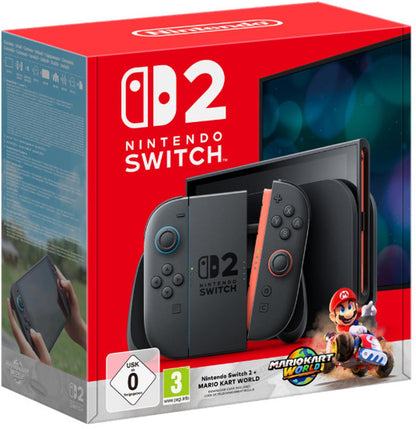 Žaidimų konsolė Nintendo Switch 2 + Mario Kart, 256 GB, Juoda