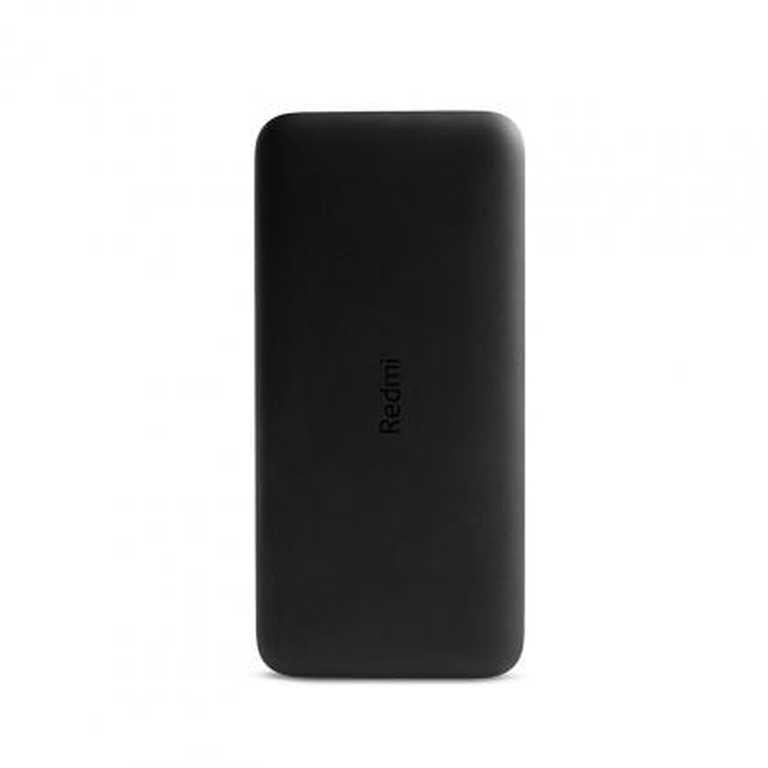 🔋 Xiaomi Redmi Power Bank 20000 mAh melns - 18W ātra uzlāde | 2 ierīces | 4 porti | Ceļojumiem