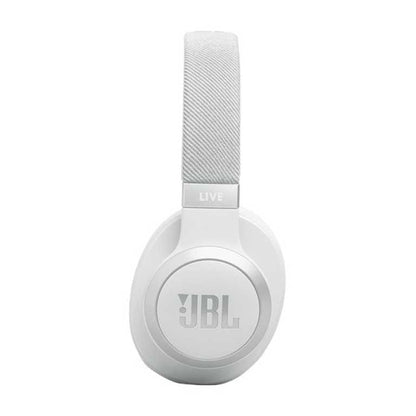 JBL Live 770NC bezvadu austiņas, melnas — patiesa adaptīvā trokšņu slāpēšana un 65 stundu akumulatora darbības laiks