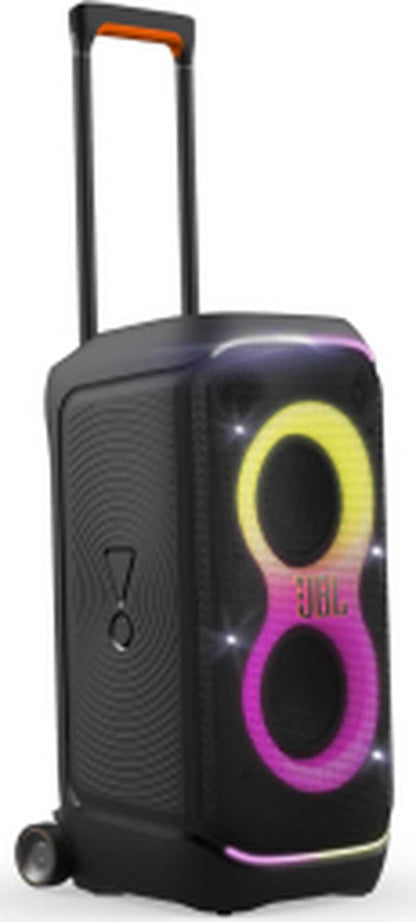 JBL PartyBox Stage 320 Garso Sistema, 240 W | Nešiojama vakarėlių kolonėlė su karaoke ir šviesų šou