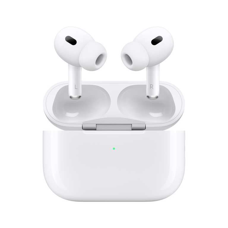 Apple AirPods Pro 2 su USB-C MagSafe dėklu, balta