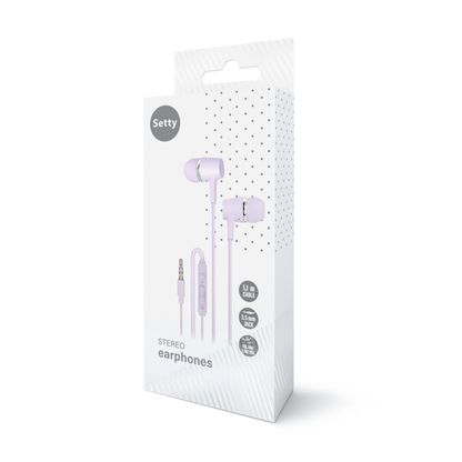 Wired headphones Setty SPD-J-29, purple