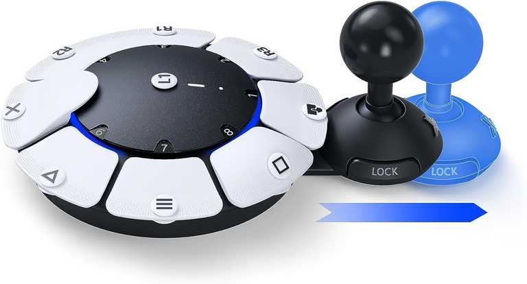 ♿ Sony ACCESS Controller PS5 spēlētājiem ar invaliditāti — pielāgojams | 30 profili | 4 porti | universāls