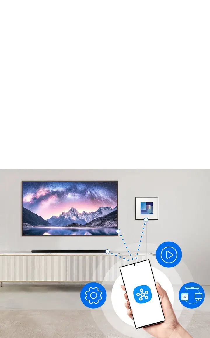 Samsung HW-LS60D/EN | Belaidė kolonėlė Music Frame, 120 W, juoda