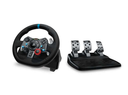 Logitech G29 sacīkšu spēļu stūre PS4/PC — spēka atgriezeniskā saite ar pedāļiem