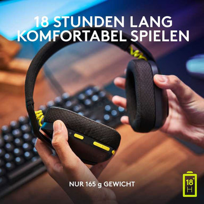 Logitech G435 belaidės žaidimų ausinės – „LIGHTSPEED“