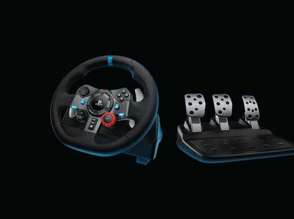 Logitech G29 sacīkšu spēļu stūre PS4/PC — spēka atgriezeniskā saite ar pedāļiem