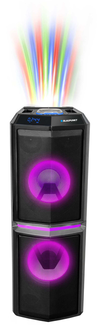 Blaupunkt PS10DB | Belaidė kolonėlė 1200 W su karaoke, LED šviesomis ir FM radiju