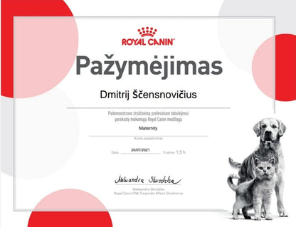 Konsultacija - apie Royal Canin