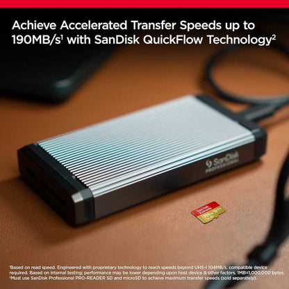 💾 SanDisk Extreme MicroSD 256 GB – odczyt 190 MB/s | zapis 130 MB/s | QuickFlow | 4K UHD | Klasa A2