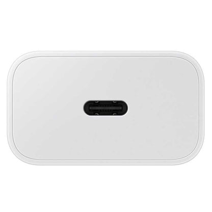 ⚡ Samsung EP-T2510NWEGEU 25W USB-C lādētājs, balts - īpaši ātra uzlāde | PPS | Kompakts | Oriģināls
