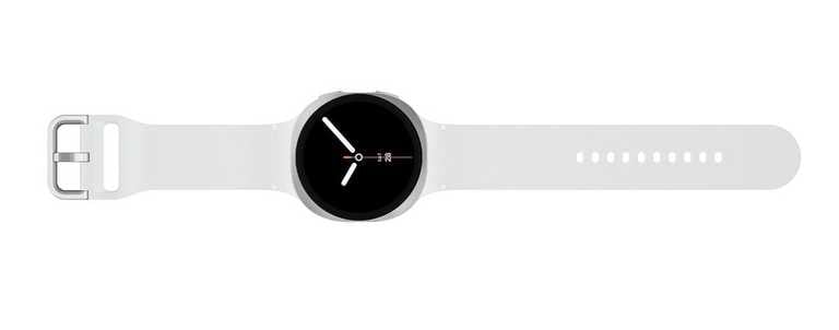 Samsung Galaxy Watch 8 BT 44mm sidabro - Wireless įkrovimas, 480x480