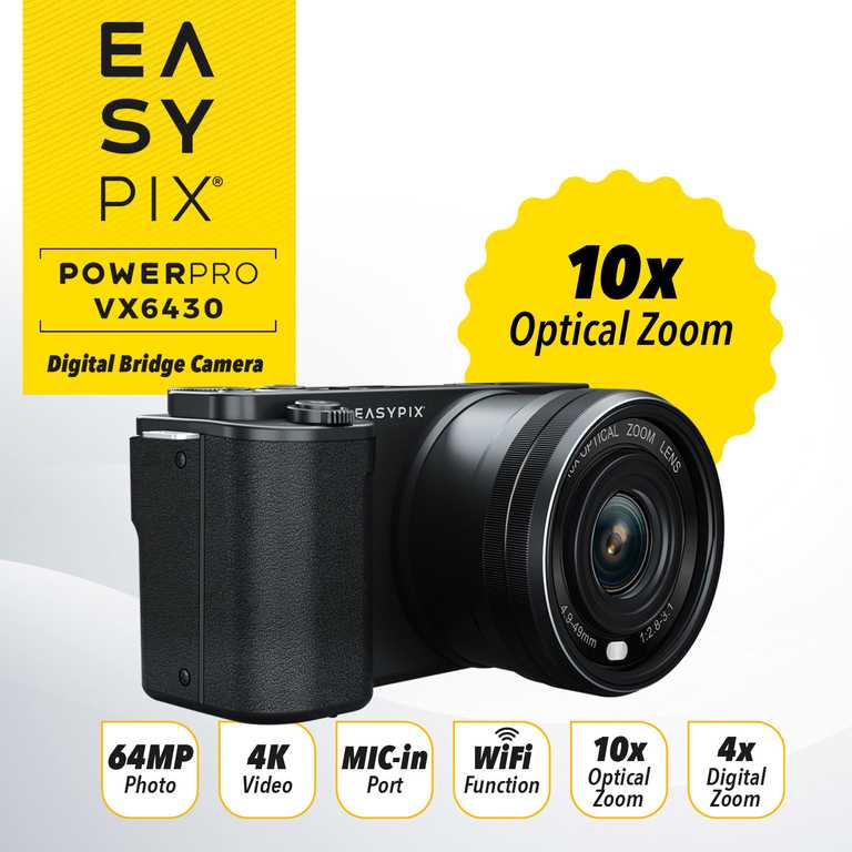 Easypix PowerPro VX6430 Digital Camera - Professional 4K Action Camera Model 📸