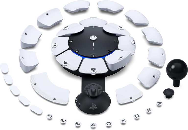 ♿ Sony ACCESS Controller PS5 spēlētājiem ar invaliditāti — pielāgojams | 30 profili | 4 porti | universāls