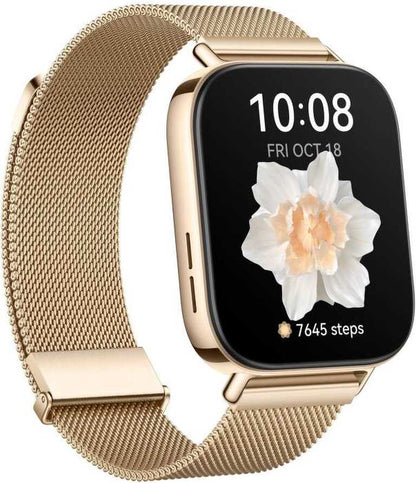 ✨ Huawei Watch Fit 3 Aukso Spalvos - Premium Išmanusis Laikrodis | 1.8" AMOLED | 100+ Sporto Režimų | 10 Dienų Baterija