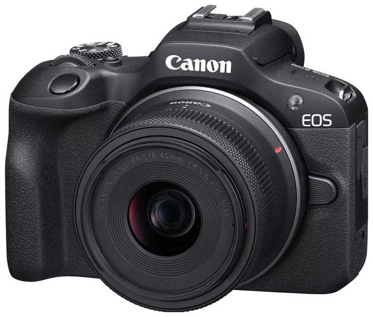 Canon EOS R100 Beveidroninis Fotoaparatas - 24.1MP + 2 Objektyvai Komplektas