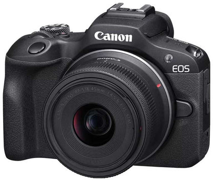 Canon EOS R100 Beveidroninis Fotoaparatas - 24.1MP + 2 Objektyvai Komplektas
