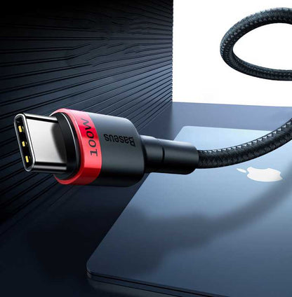 🔌 Baseus USB-C Cable 200cm Black - USB-C to USB-C | Fast Data Transfer | Universal | Long