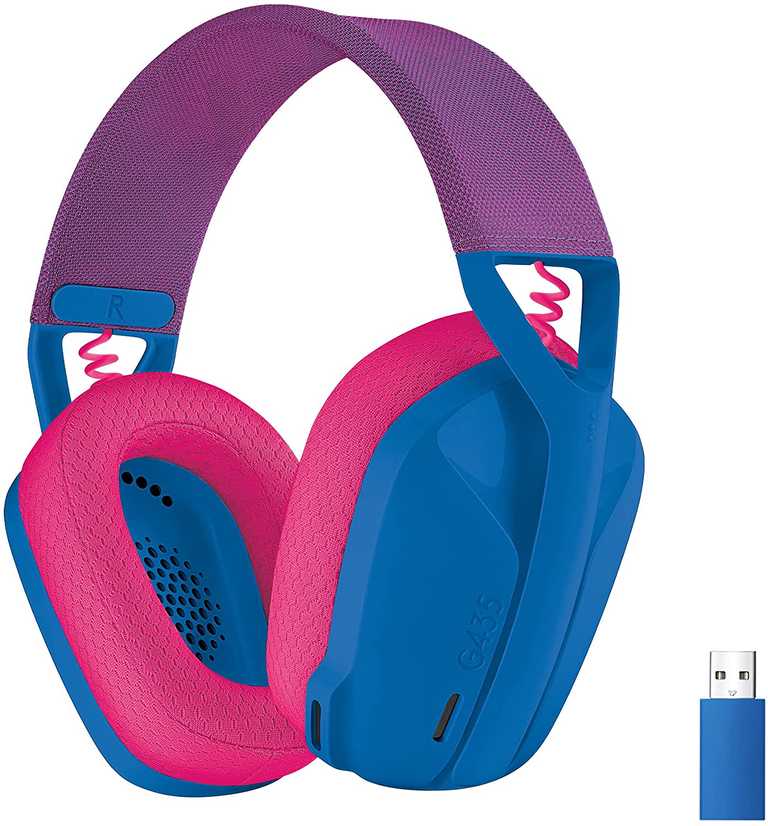 Logitech G435 belaidės žaidimų ausinės – „LIGHTSPEED“