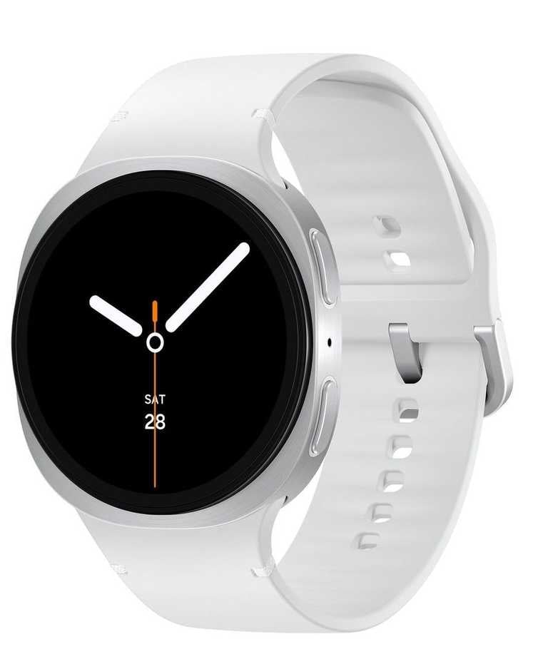 Samsung Galaxy Watch 8 BT 44mm sidabro - Wireless įkrovimas, 480x480