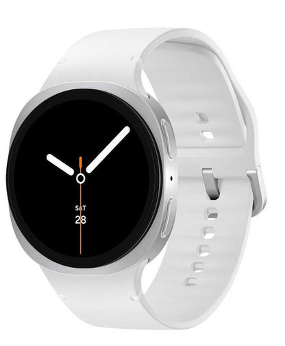Samsung Galaxy Watch 8 BT 44mm sidabro - Wireless įkrovimas, 480x480