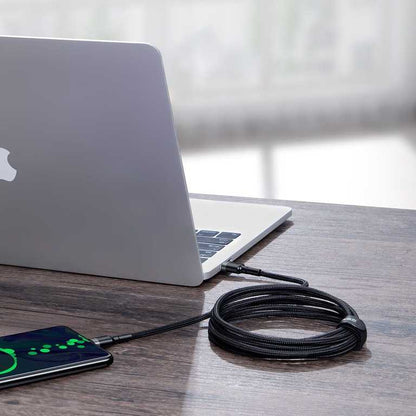 🔌 Baseus USB-C Cable 200cm Black - USB-C to USB-C | Fast Data Transfer | Universal | Long