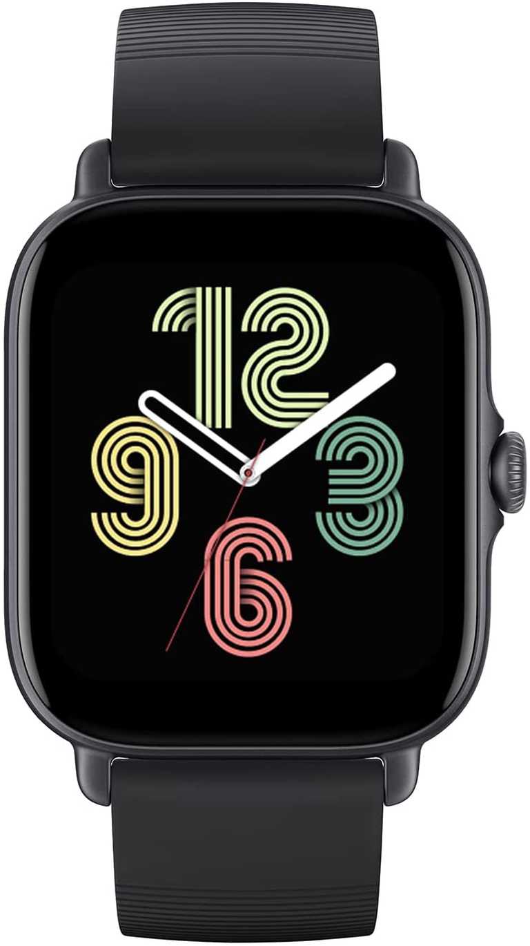 Amazfit GTS 3 juodas išmanusis laikrodis - altimetras, barometras, giroskopas