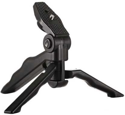 Stand Hurtel Mount with a mini tripod for action cameras, black