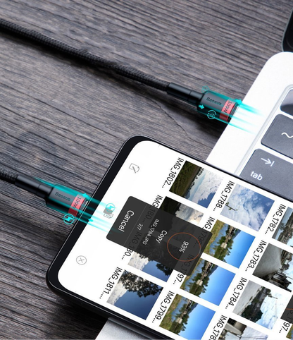 🔌 Baseus USB-C Cable 200cm Black - USB-C to USB-C | Fast Data Transfer | Universal | Long