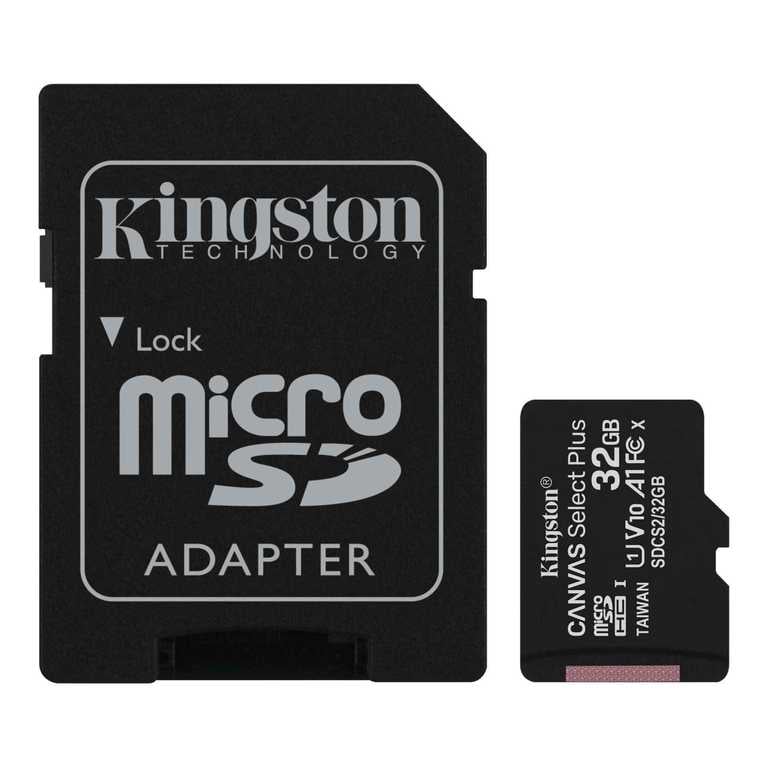 💾 Kingston Canvas Select Plus 256GB MicroSD - 100MB/s | A1 klase | Android optimizēta | Ar SD adapteri