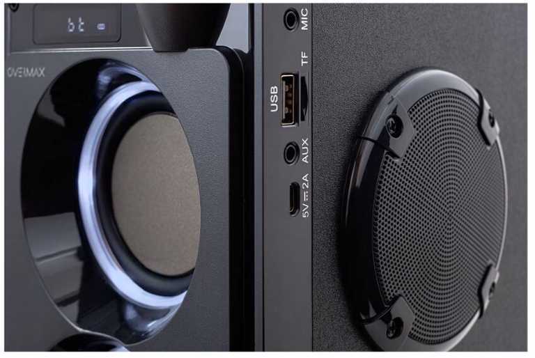 Overmax SoundBeat 5.0 | Nešiojama belaidė kolonėlė su LED, 20 W, 8h