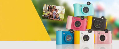 Kodak Smile 2x3 hibrīdkamera - 3 krāsu LCD ekrāns ar pašlīmējošām izdrukām