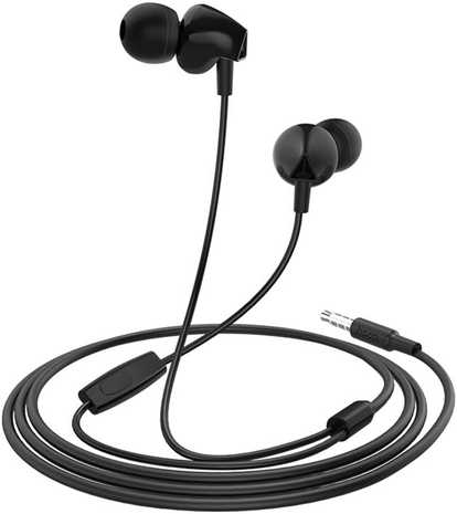 Wired headphones Hoco M34 Honor, black