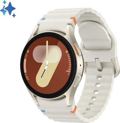 Samsung Galaxy Watch 7 40mm kreminis - AMOLED, Bluetooth 5.3, 32GB