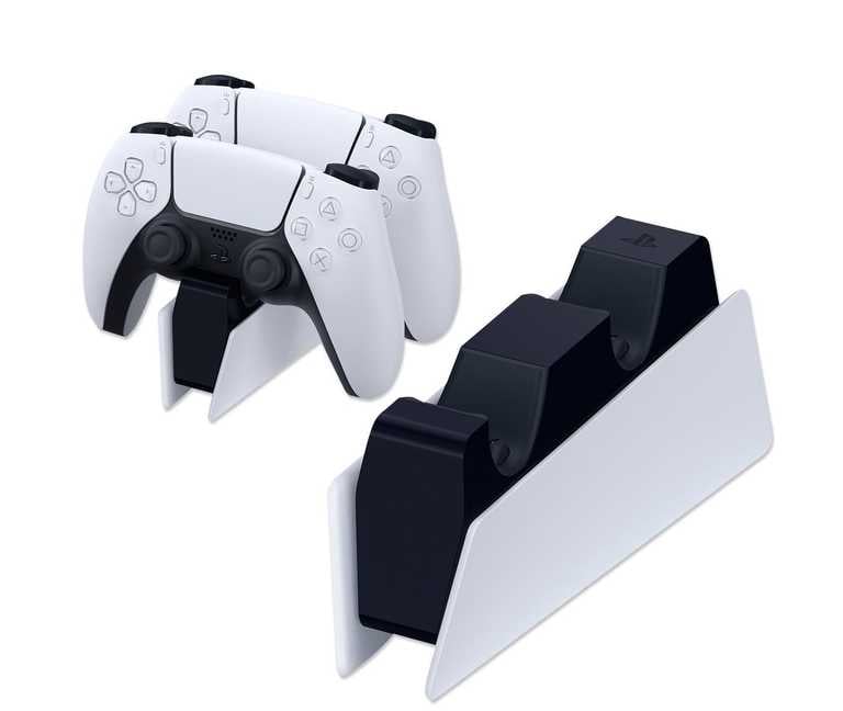 Sony DualSense PS5 uzlādes stacija — uzlādējiet 2 konsoles vienlaikus