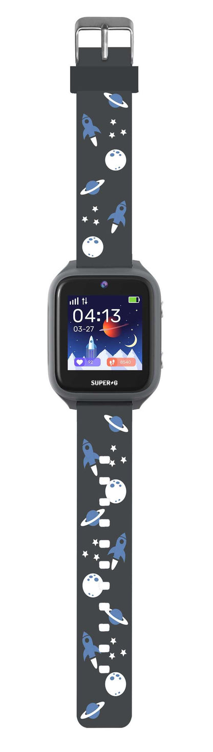 🔥 Išmanusis Laikrodis Vaikams Gudrutis Super-G Active Pro | SOS Funkcija | Vaizdo Pokalbiai | Širdies Ritmo Matuoklis
