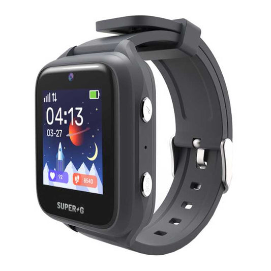 🔥 Išmanusis Laikrodis Vaikams Gudrutis Super-G Active Pro | SOS Funkcija | Vaizdo Pokalbiai | Širdies Ritmo Matuoklis