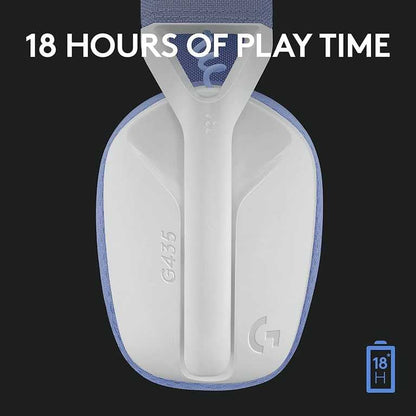 Logitech G435 belaidės žaidimų ausinės – „LIGHTSPEED“
