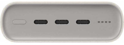 🏜️ Samsung P4520XUE Power Bank 20000 mAh 45W Sand - 3x USB-C | Īpaši ātra uzlāde | Augstākās kvalitātes dizains