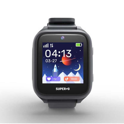 🔥 Išmanusis Laikrodis Vaikams Gudrutis Super-G Active Pro | SOS Funkcija | Vaizdo Pokalbiai | Širdies Ritmo Matuoklis