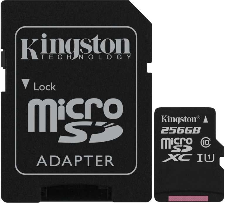 💾 Kingston Canvas Select Plus 256GB MicroSD - 100MB/s | A1 klase | Android optimizēta | Ar SD adapteri