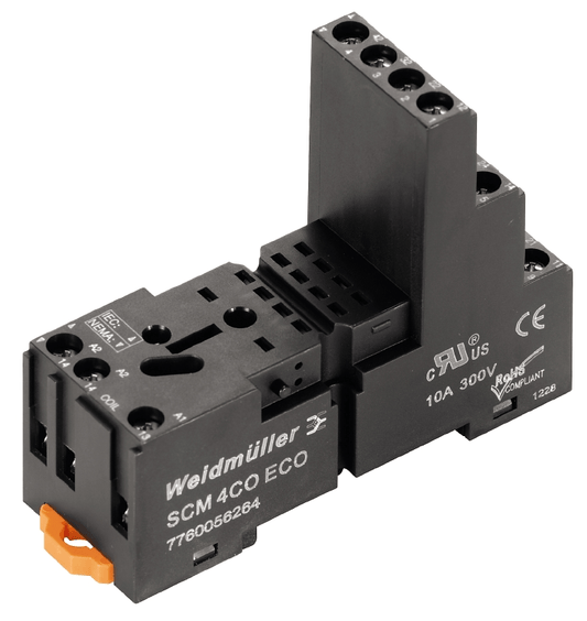 7760056264 Weidmuller SCM 4CO ECO Relay socket 4CO 6A