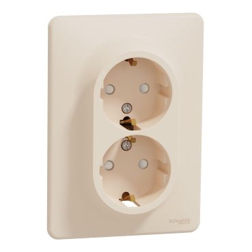 SDD312221 Schneider Electric Sedna Design Doppelsteckdose, beige