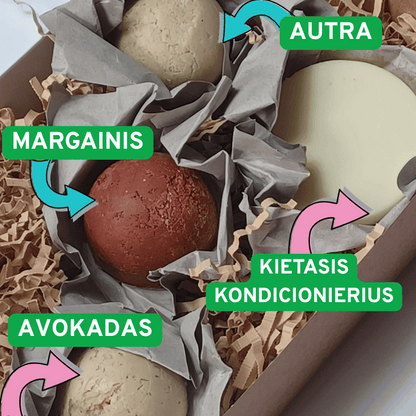 'Sensitive Care' Solid Shampoo &amp; Conditioner Sample Pack | Selection for Delicate Scalps | 120 g 