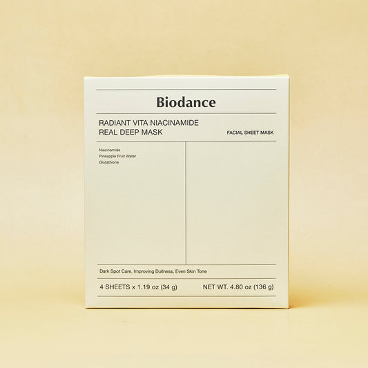 Biodance Radiant Vita Niacinamide Real Deep Mask - Brightening Face Mask | 1pc