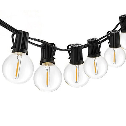 Sujungiama Lauko Girlianda G40 LED 25vnt - Profesionalus Apšvietimas 7.5m