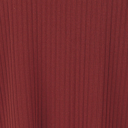 Vera Ribbed Pants Burgundy