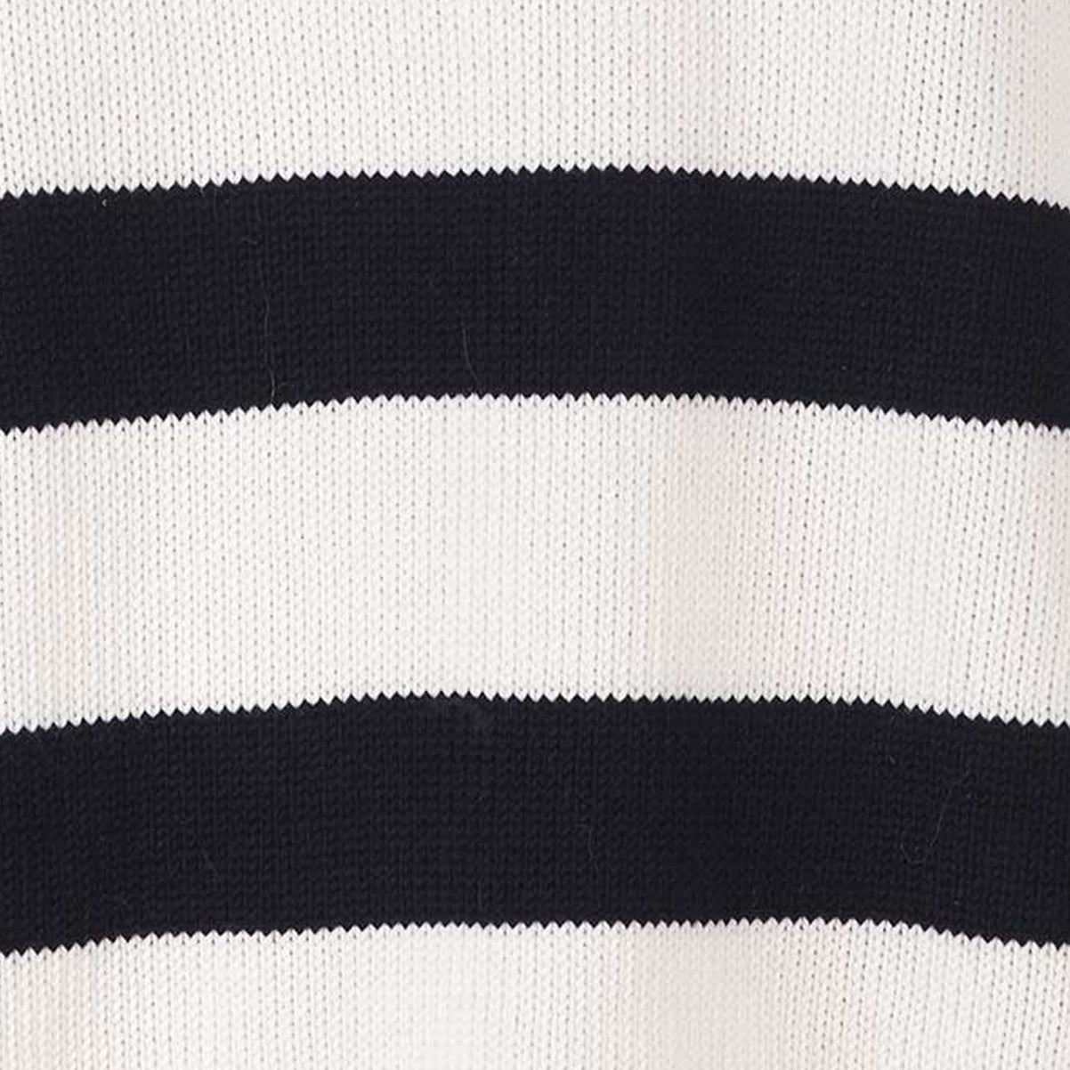 Marina Striped 100% Merino Jumper White